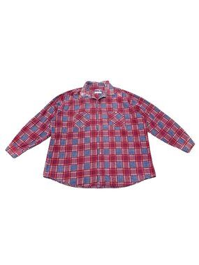 Vintage 1990s American Edition USA Made Plaid Flannel Shirt